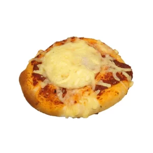 Pizza med ost och kalkon